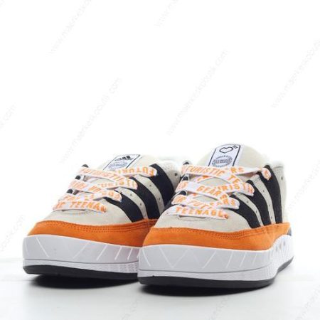 Billige Sko Adidas Adimatic ‘Off White Orange Sort’