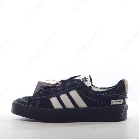 Billige Sko Adidas Campus 80s Song ‘Sort Hvid Grøn’ ID4791