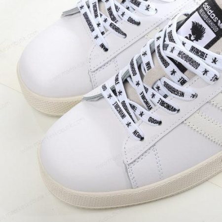 Billige Sko Adidas Campus Invincible x Neighborhood ‘Hvid Sort’ GW8962