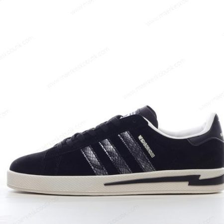 Billige Sko Adidas Campus Invincible x Neighborhood ‘Sort Hvid’ GW8852