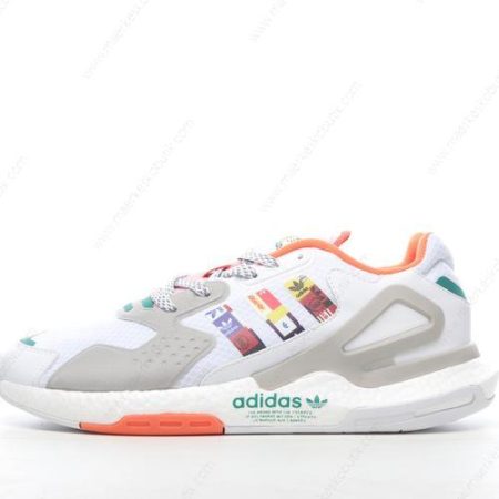 Billige Sko Adidas Day Jogger ‘Hvid Grå Orange Grøn’ FY3811