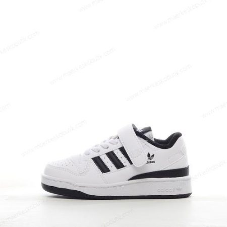 Billige Sko Adidas Forum 84 Low GS Kids ‘Sort Hvid’