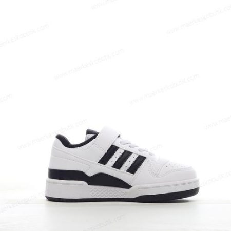 Billige Sko Adidas Forum 84 Low GS Kids ‘Sort Hvid’