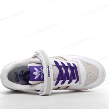 Billige Sko Adidas Forum 84 Low ‘Hvid Lilla’ GZ8371