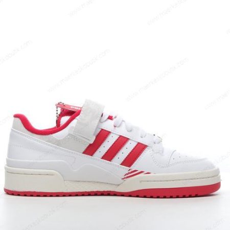 Billige Sko Adidas Forum 84 Low ‘Hvid Off White Rød’ GW3493