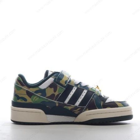 Billige Sko Adidas Forum 84 Low x BAPE ‘Grøn’ ID4771