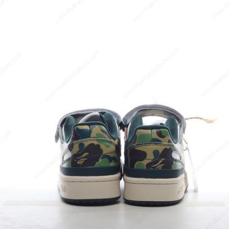 Billige Sko Adidas Forum 84 Low x BAPE ‘Grøn’ ID4771