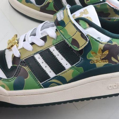 Billige Sko Adidas Forum 84 Low x BAPE ‘Grøn’ ID4771