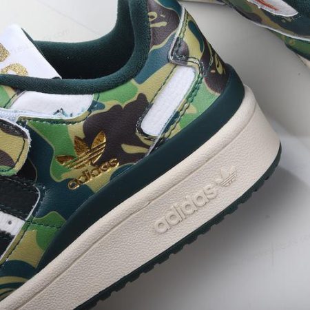 Billige Sko Adidas Forum 84 Low x BAPE ‘Grøn’ ID4771