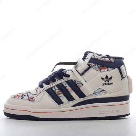 Billige Sko Adidas Forum 84 Mid ‘Hvid Navy’ GX3958