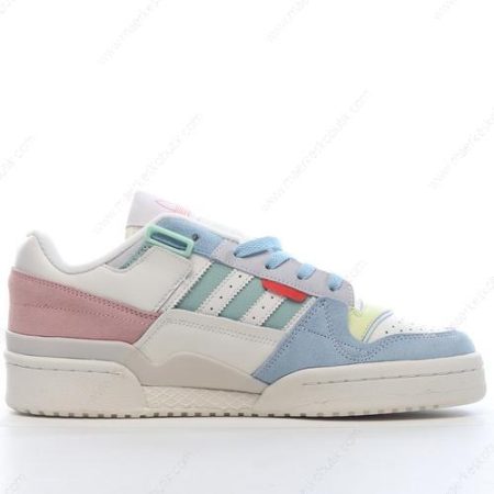 Billige Sko Adidas Forum Low ‘Hvid Blå Grøn’ GX4587