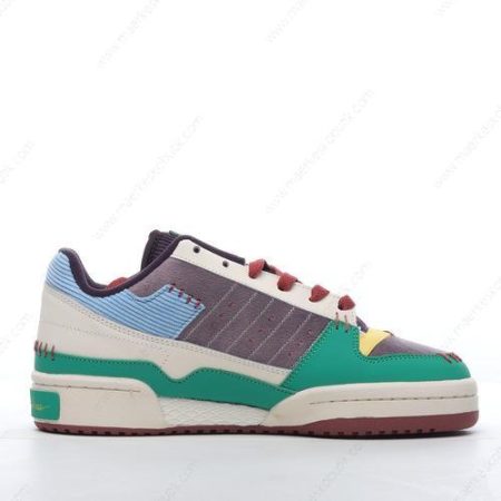 Billige Sko Adidas Forum Low x Melting Sadness ‘Brun Pink Grøn Blå’ GW8725