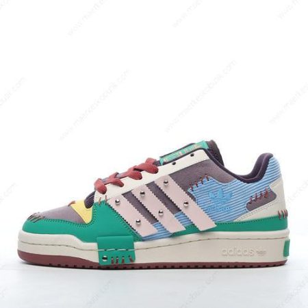 Billige Sko Adidas Forum Low x Melting Sadness ‘Brun Pink Grøn Blå’ GW8725