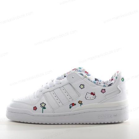 Billige Sko Adidas Forum x HELLO KITTY ‘Sky Hvid Sort’ IG0302