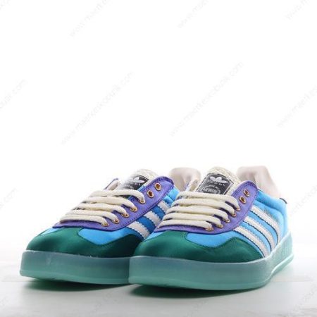 Billige Sko Adidas Gazelle x Gucci ‘Blå Hvid’ 707867U7R103660