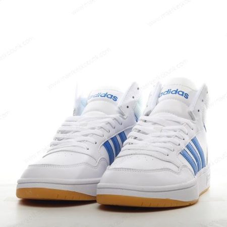 Billige Sko Adidas Hoops 3.0 Low ‘Hvid Blå’ GW3021