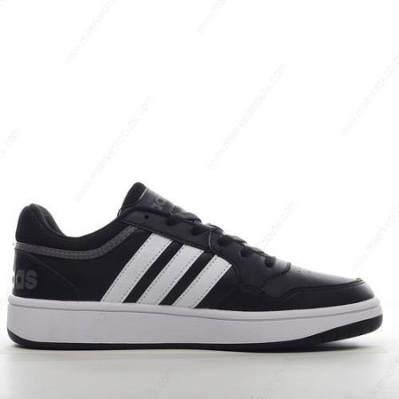 Billige Sko Adidas Hoops 3.0 Low ‘Sort Hvid’ GY5432