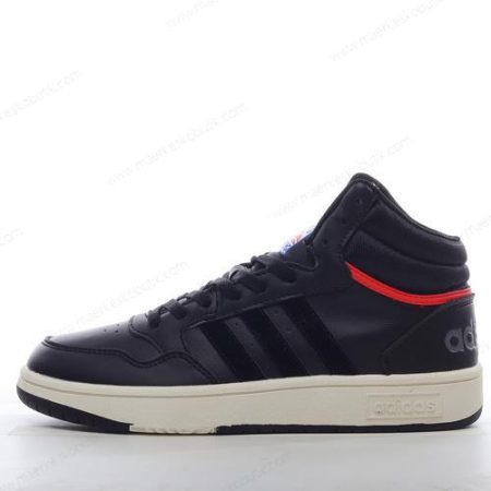 Billige Sko Adidas Hoops Mid 3.0 ‘Sort Hvid Rød’ GZ1344