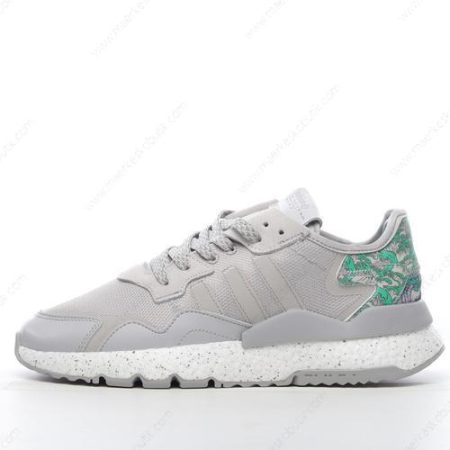 Billige Sko Adidas Nite Jogger ‘Grå Grøn’ FW6686