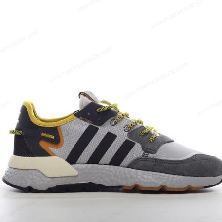 Billige Sko Adidas Nite Jogger ‘Grå Sort Gul’