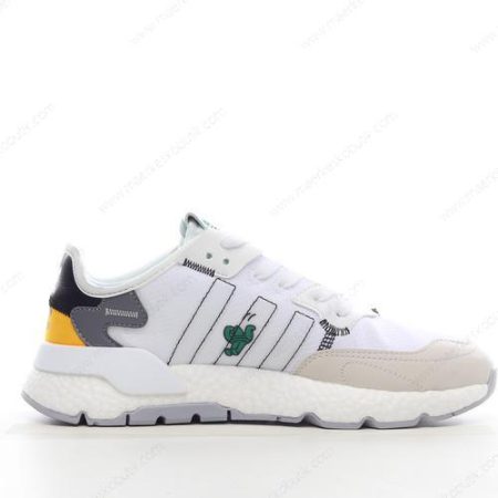 Billige Sko Adidas Nite Jogger ‘Hvid Grå Gul’ HP9113