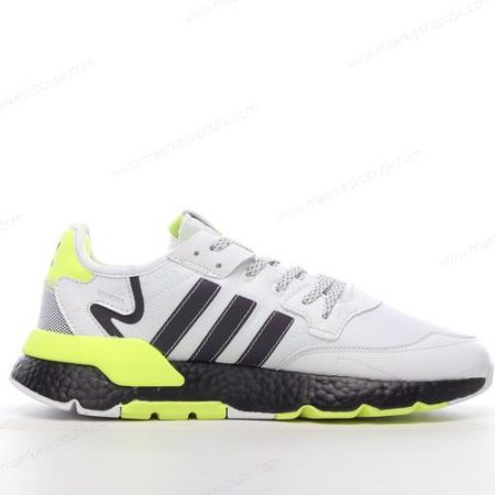 Billige Sko Adidas Nite Jogger ‘Hvid Sort Grøn’ EG6749