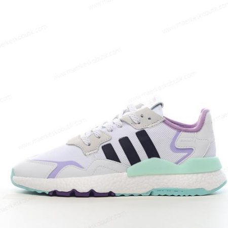 Billige Sko Adidas Nite Jogger ‘Lilla Grøn Hvid’ FW6702