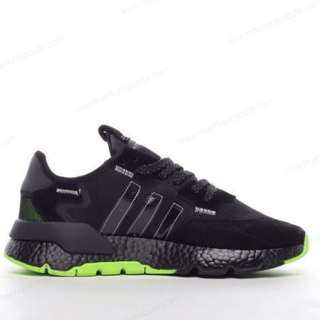 Billige Sko Adidas Nite Jogger ‘Sort Grøn’ H03249