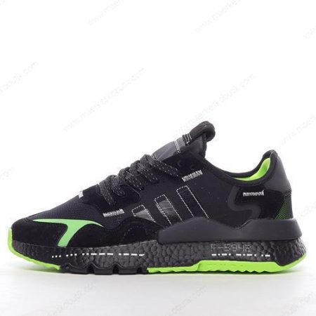 Billige Sko Adidas Nite Jogger ‘Sort Grøn’ H03249