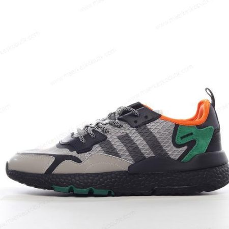 Billige Sko Adidas Nite Jogger ‘Sort Grøn Orange’ EE5569