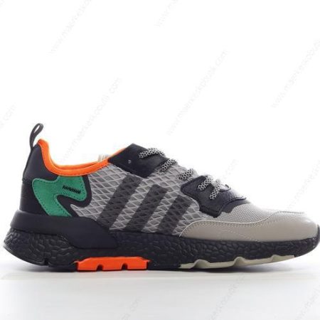 Billige Sko Adidas Nite Jogger ‘Sort Grøn Orange’ EE5569