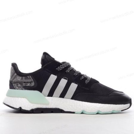 Billige Sko Adidas Nite Jogger ‘Sort Hvid’ FW6687