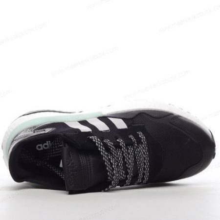 Billige Sko Adidas Nite Jogger ‘Sort Hvid’ FW6687