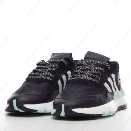 Billige Sko Adidas Nite Jogger ‘Sort Hvid’ FW6687