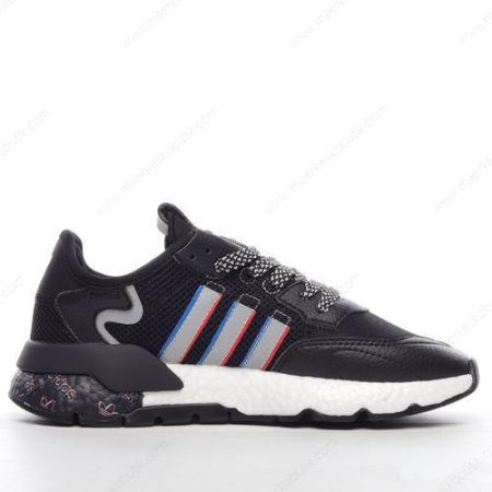 Billige Sko Adidas Nite Jogger ‘Sort Hvid’ H01718