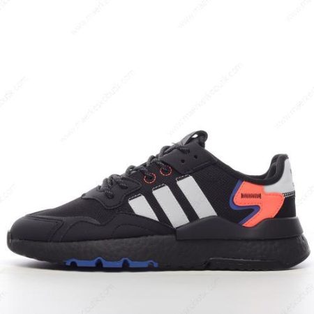 Billige Sko Adidas Nite Jogger ‘Sort Hvid Orange’ FX6834