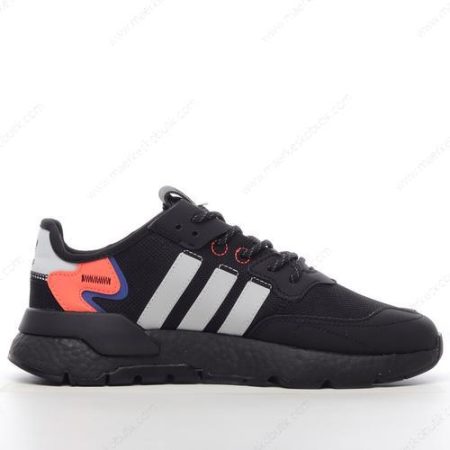 Billige Sko Adidas Nite Jogger ‘Sort Hvid Orange’ FX6834