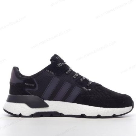 Billige Sko Adidas Nite Jogger ‘Sort Lilla’