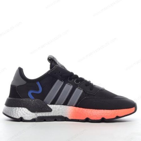 Billige Sko Adidas Nite Jogger ‘Sort Orange Sølv’ FY3686