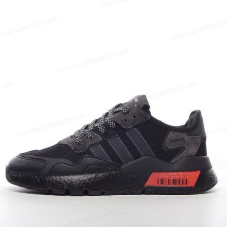 Billige Sko Adidas Nite Jogger ‘Sort Rød’