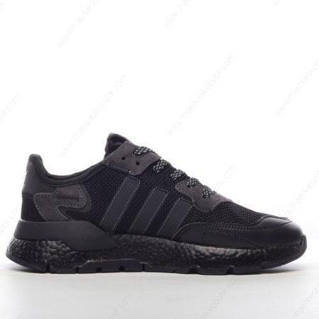 Billige Sko Adidas Nite Jogger ‘Sort Rød’