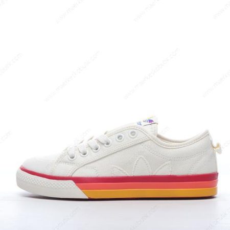 Billige Sko Adidas Nizza Pride ‘Hvid Rød Pink Gul’ EF2319