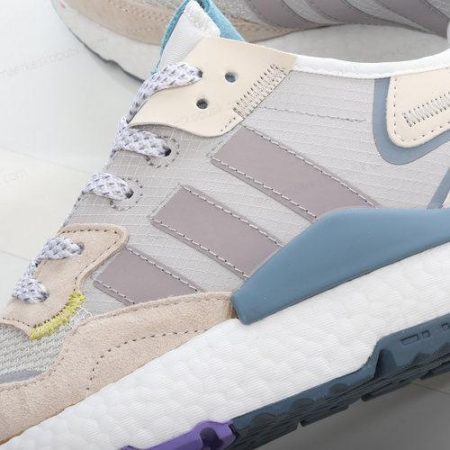 Billige Sko Adidas Originals Nite Jogger ‘Grå Lilla Hvid Blå’