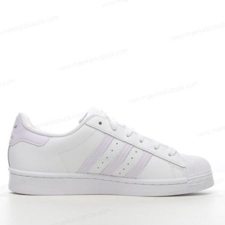 Billige Sko Adidas Originals Superstar ‘Hvid Lilla’ FV3374