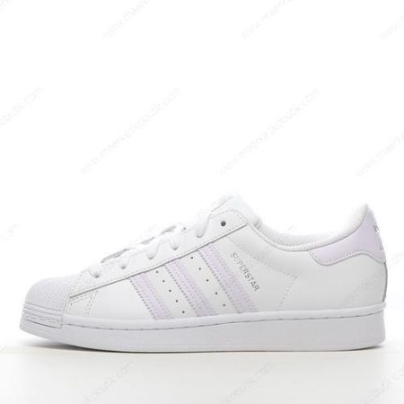 Billige Sko Adidas Originals Superstar ‘Hvid Lilla’ FV3374