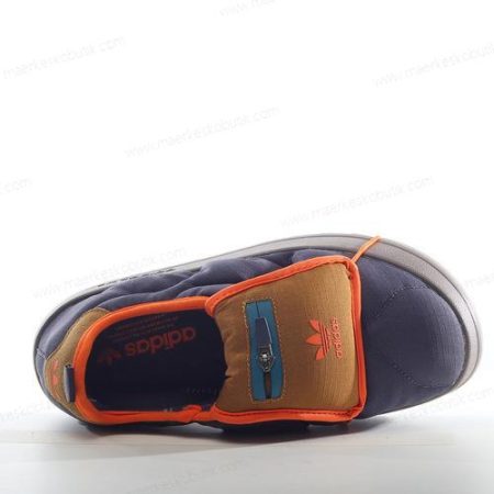 Billige Sko Adidas Puffylette ‘Navy Orange’ IF3956