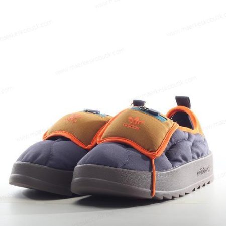 Billige Sko Adidas Puffylette ‘Navy Orange’ IF3956