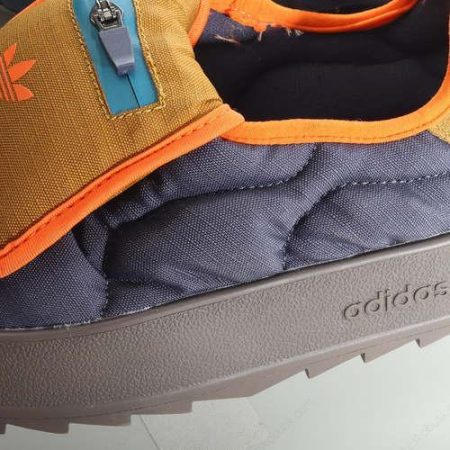 Billige Sko Adidas Puffylette ‘Navy Orange’ IF3956