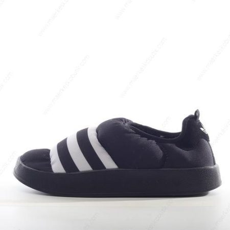 Billige Sko Adidas Puffylette ‘Sort Hvid’ GY4559