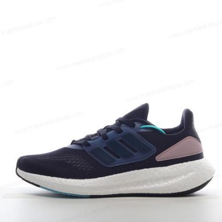 Billige Sko Adidas Pureboost 22 ‘Blå Sort’ HQ1460